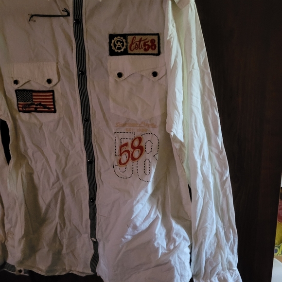 CHRISTIAN AUDIGIER BUTTON DOWN SHIRT - Picture 2 of 16